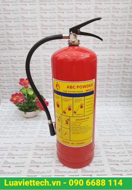 Bình chữa cháy bột ABC 8kg - Model MFZL8