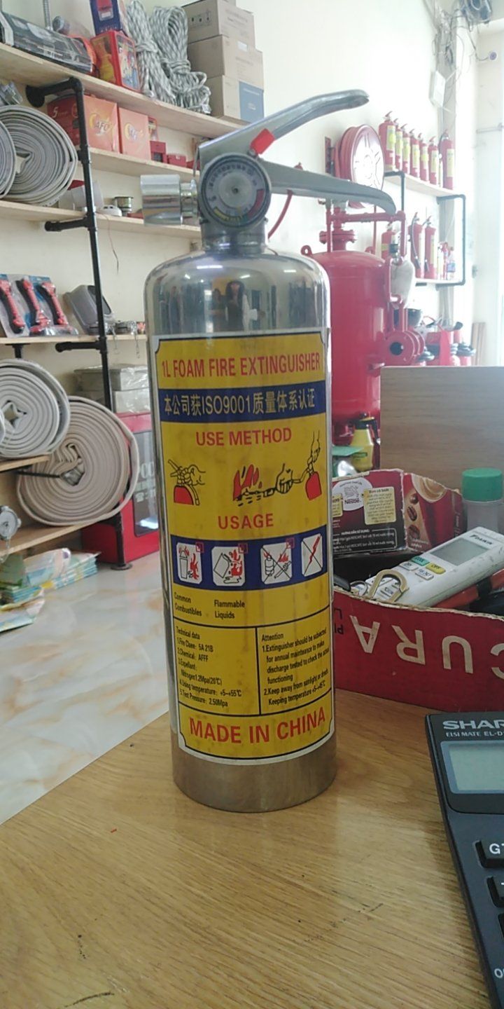 Bình chữa cháy Foam vỏ inox