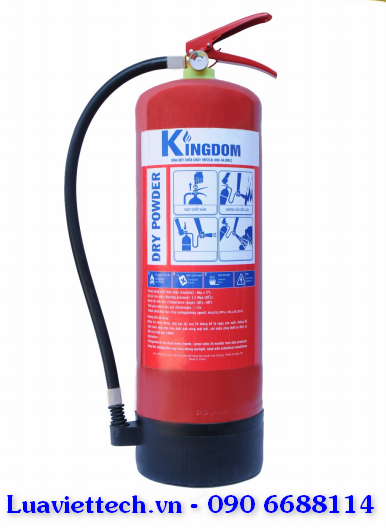 Bình chữa cháy Kingdom MFZL4 bột ABC 4kg, có tem kiểm định