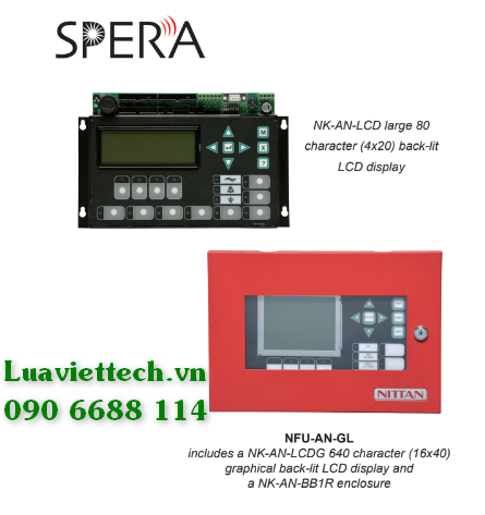 Remote network LCD annunciators Nittan NFU-AN Series