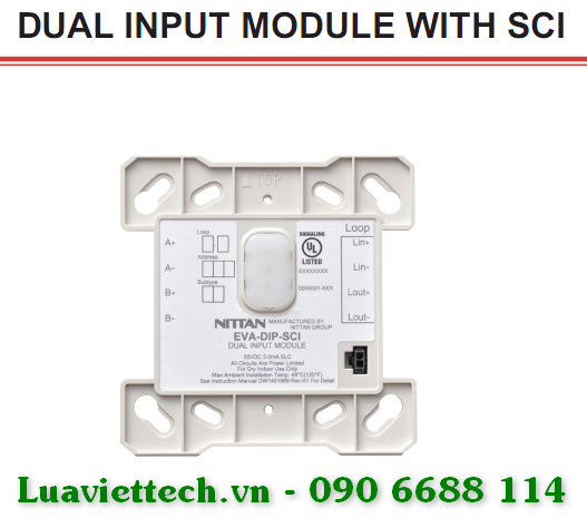  Dual input module with SCI Nittan EVA-DIP-SCI 