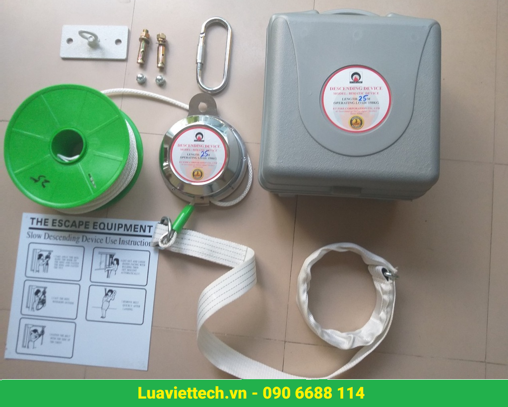 Dây thoát hiểm nhà cao tầng K Fire công nghệ Hàn Quốc