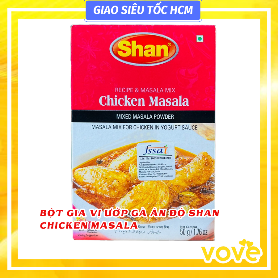 bot gia vi uop ga an do shan chicken masala 50gr