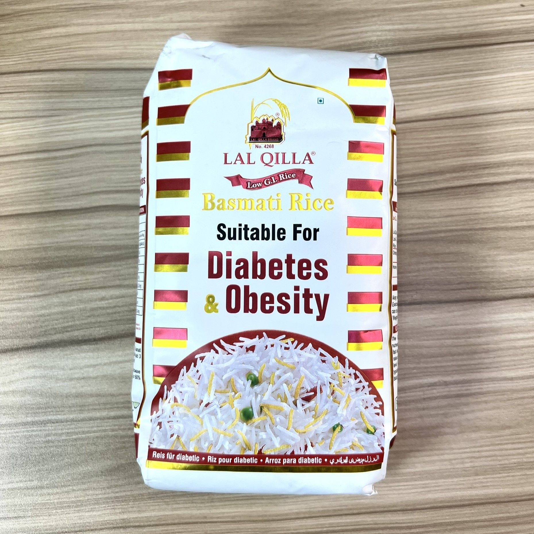 gao tieu duong an do lal qilla low gi basmati rice for diabetes obesity 1kg