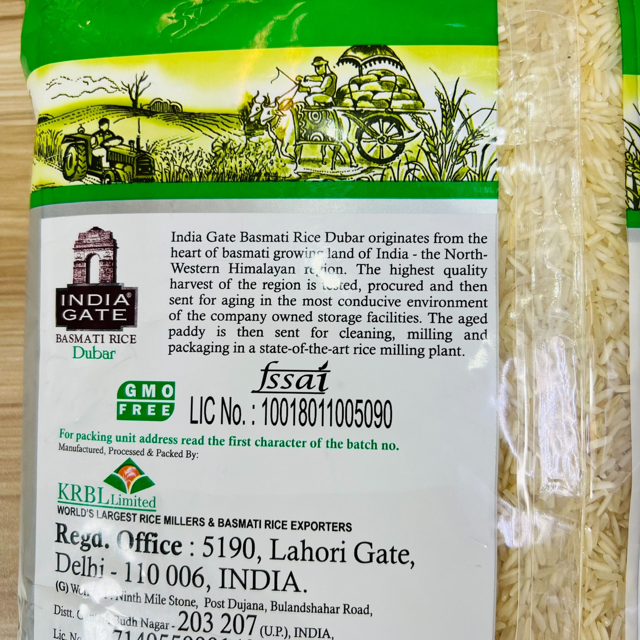 gao hat dai an do india gate dubar basmati rice phu hop nguoi tieu duong giam can 5kg