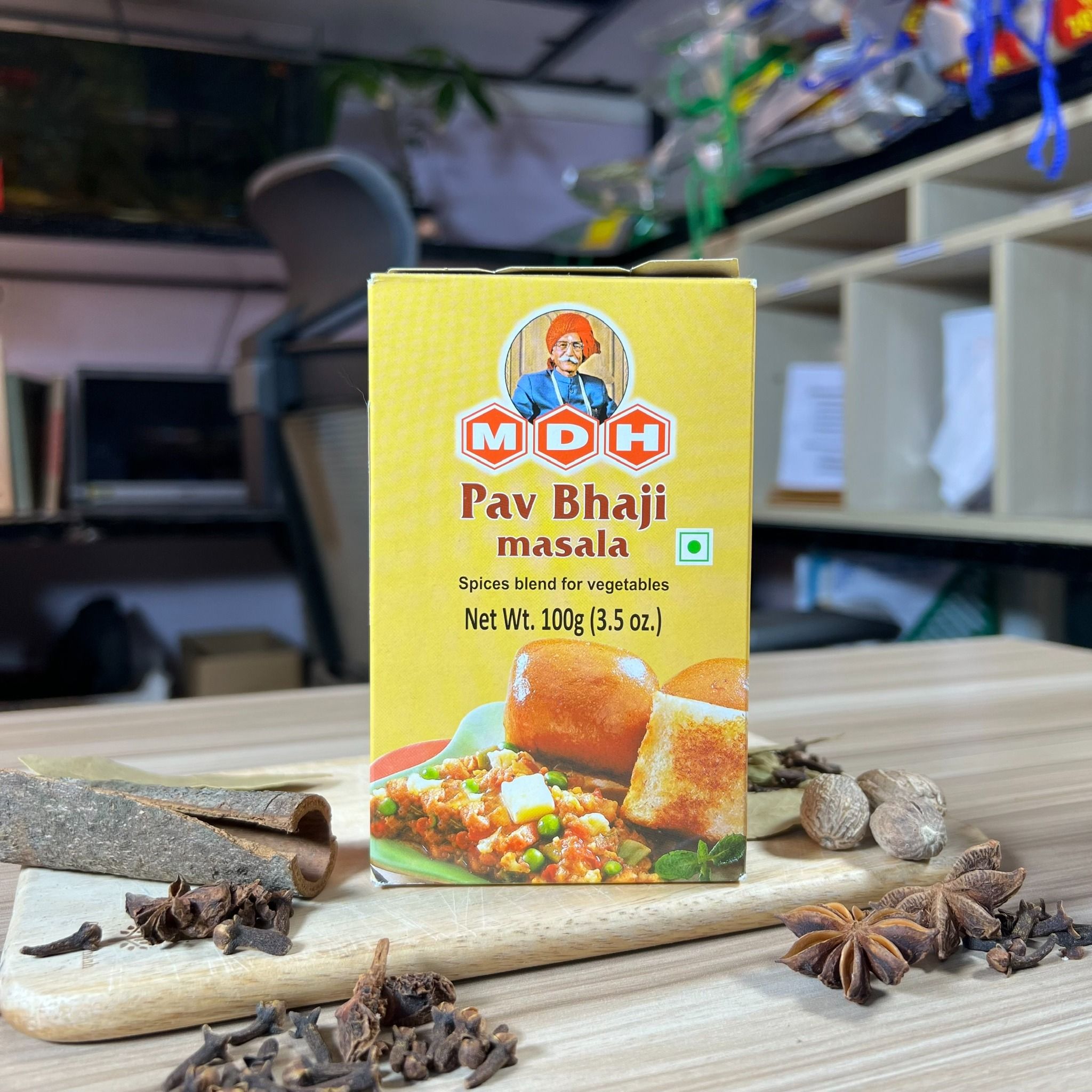 bot gia vi mon banh mi cuon rau an do mdh pav bhaji masala for vegetables 100gr