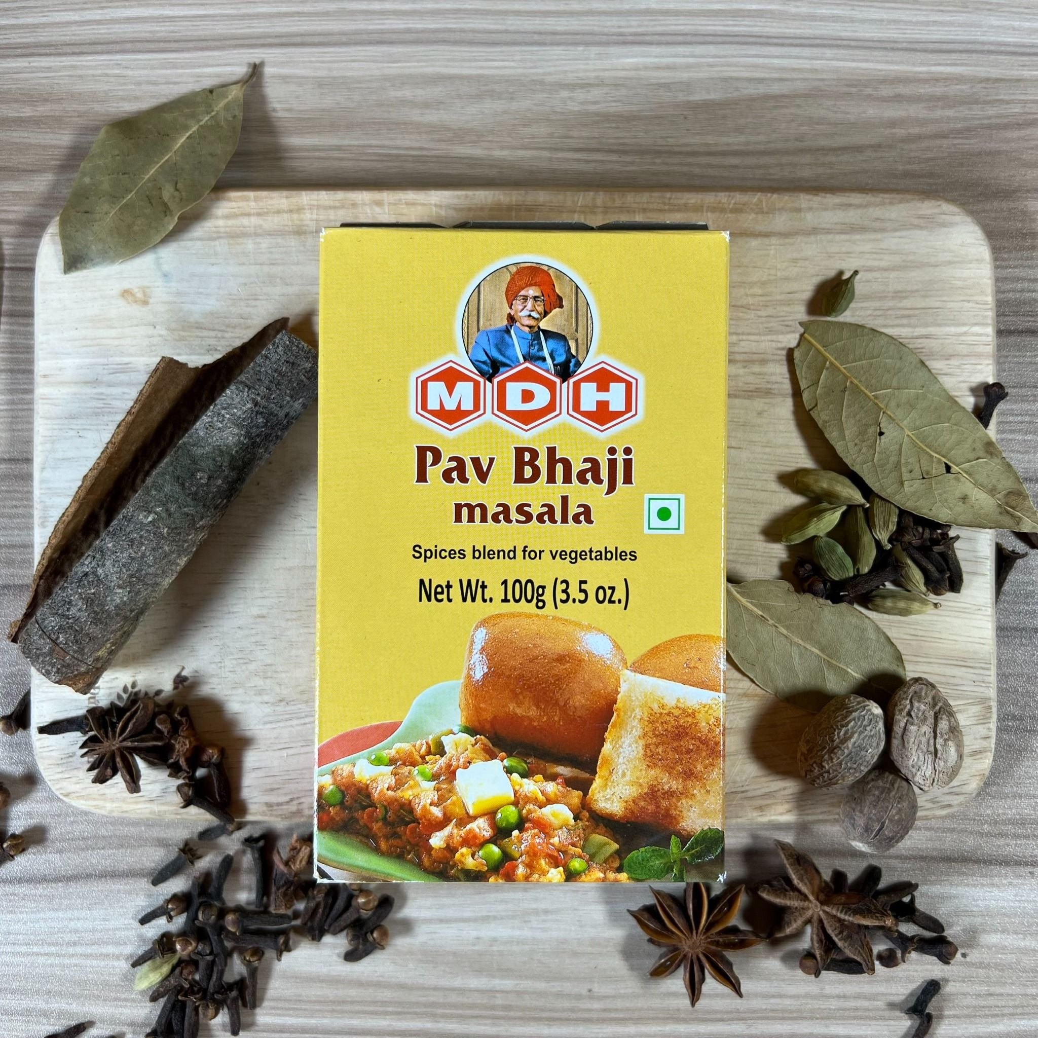 bot gia vi mon banh mi cuon rau an do mdh pav bhaji masala for vegetables 100gr