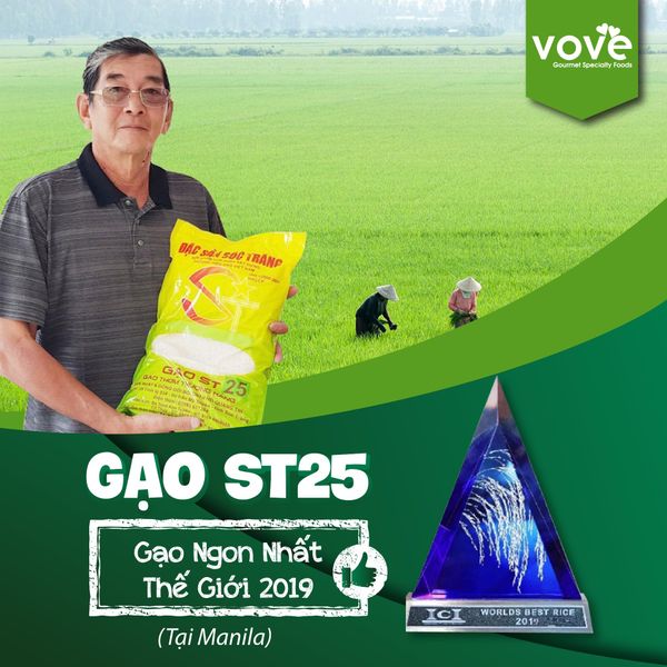 Gạo ST25 - Gạo ngon nhất Thế Giới năm 2019. Gạo ST25 nào ngon nhất.