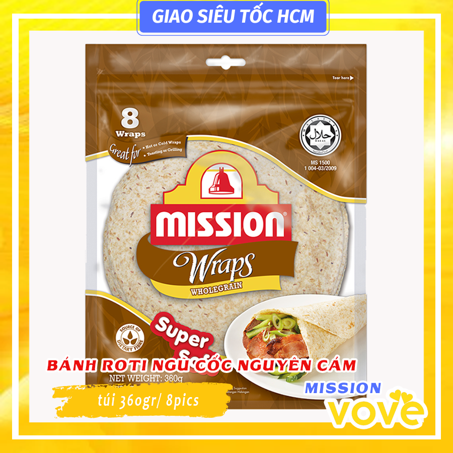 banh roti an do vi ngu coc nguyen cam misson wraps wholegrain 8 pics 360gr goi