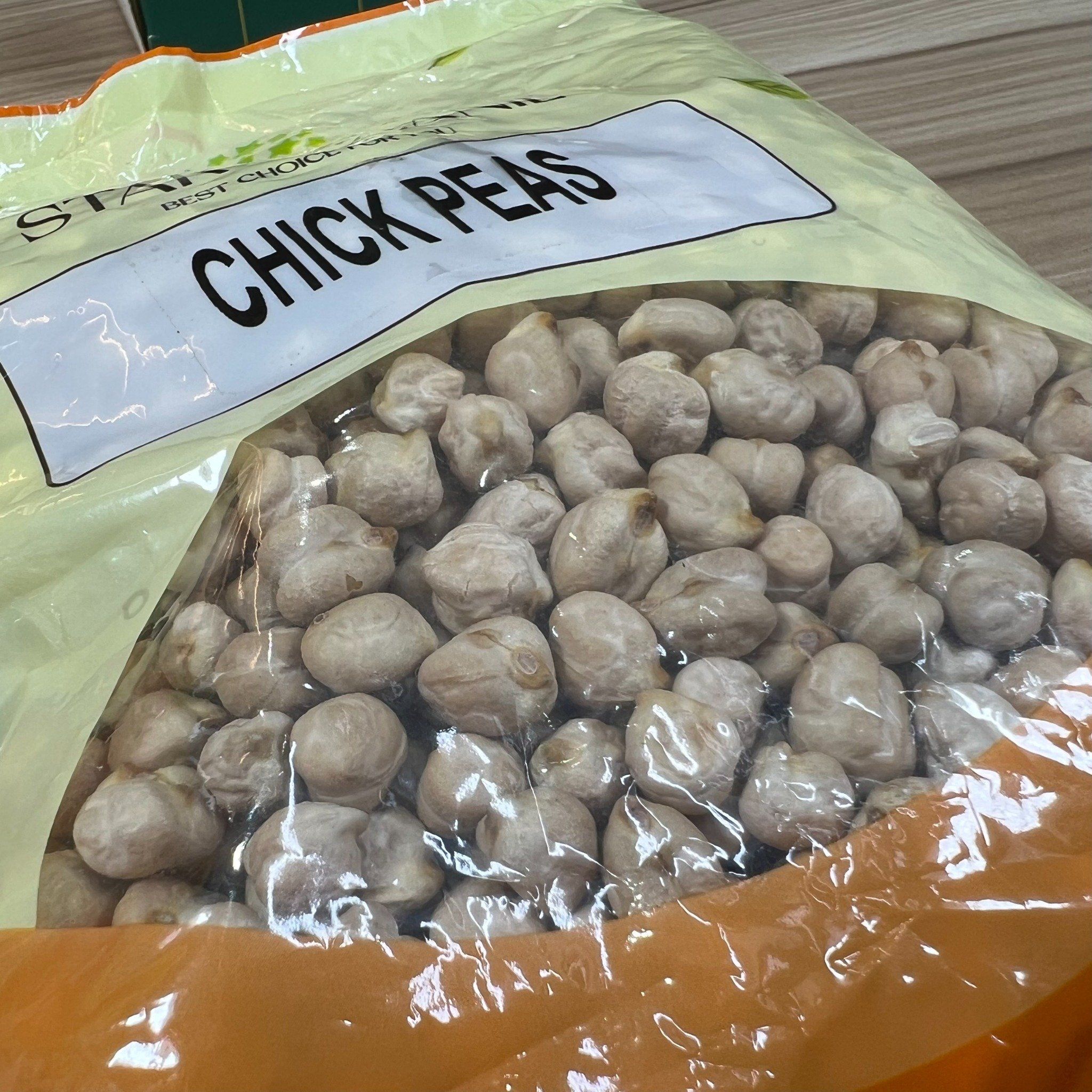 dau ga trang an do star organie white chick peas kabuli chana garbanzo beans bengal gram 500gr