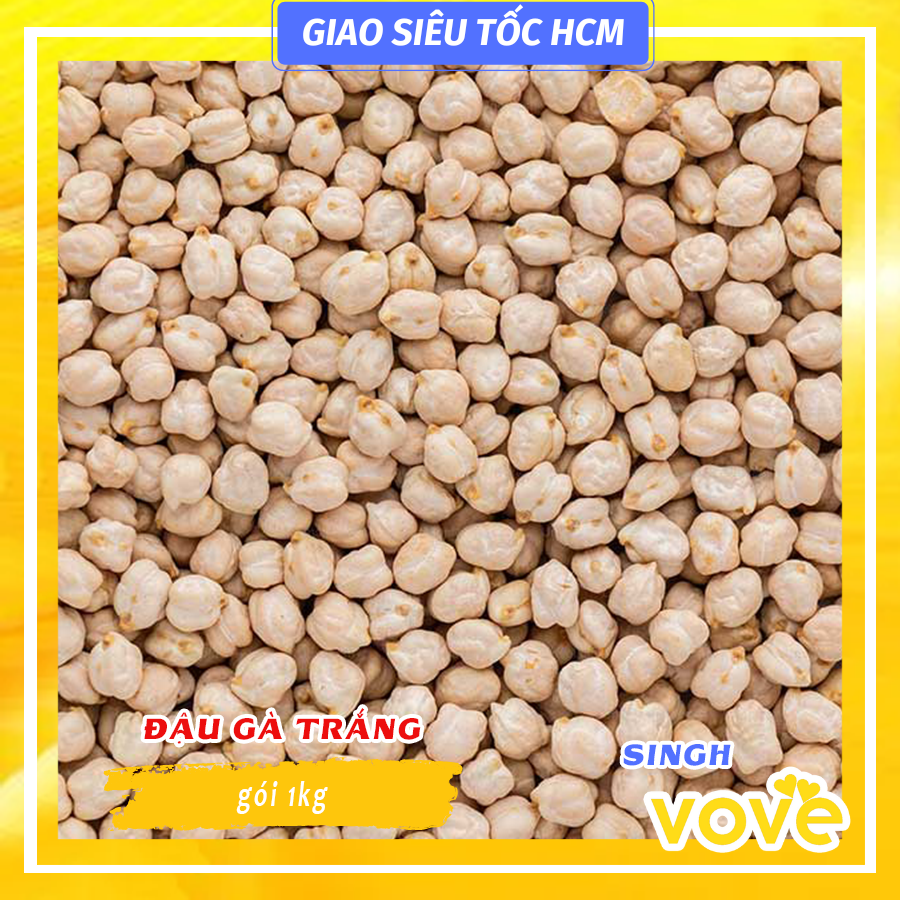 dau ga trang an do singh white chick peas kabuli chana garbanzo beans bengal gram 1kg