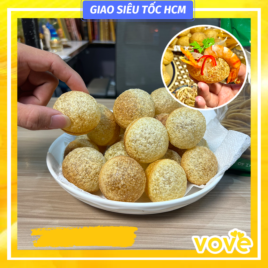 banh phong chien an do pani puri golgappa phuchka 200g