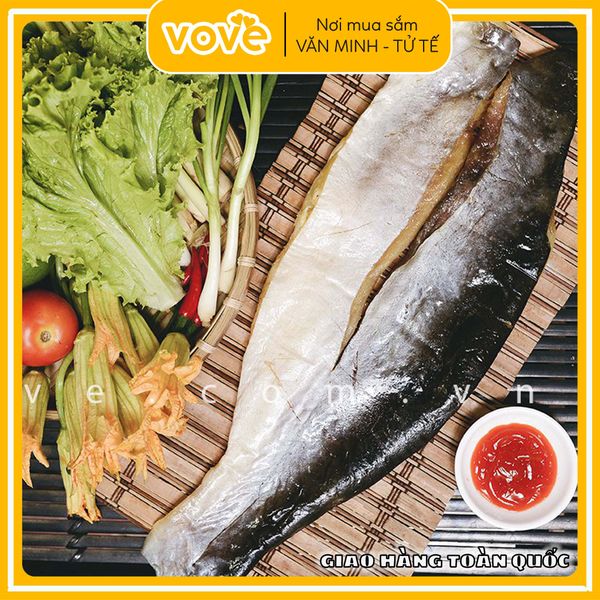 Khô cá Tra (cá lăn) phồng Biển Hồ Campuchia loại lớn (tự nhiên 100%) 1Kg