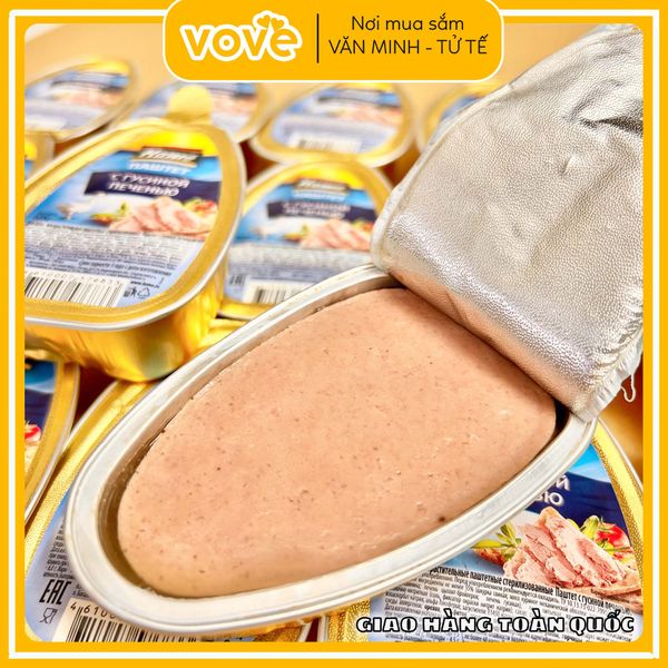Pate gan ngỗng Nga hộp 105gr