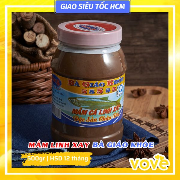 Mắm cá Linh Xay hiệu Bà Giáo Khỏe Châu Đốc 500gr