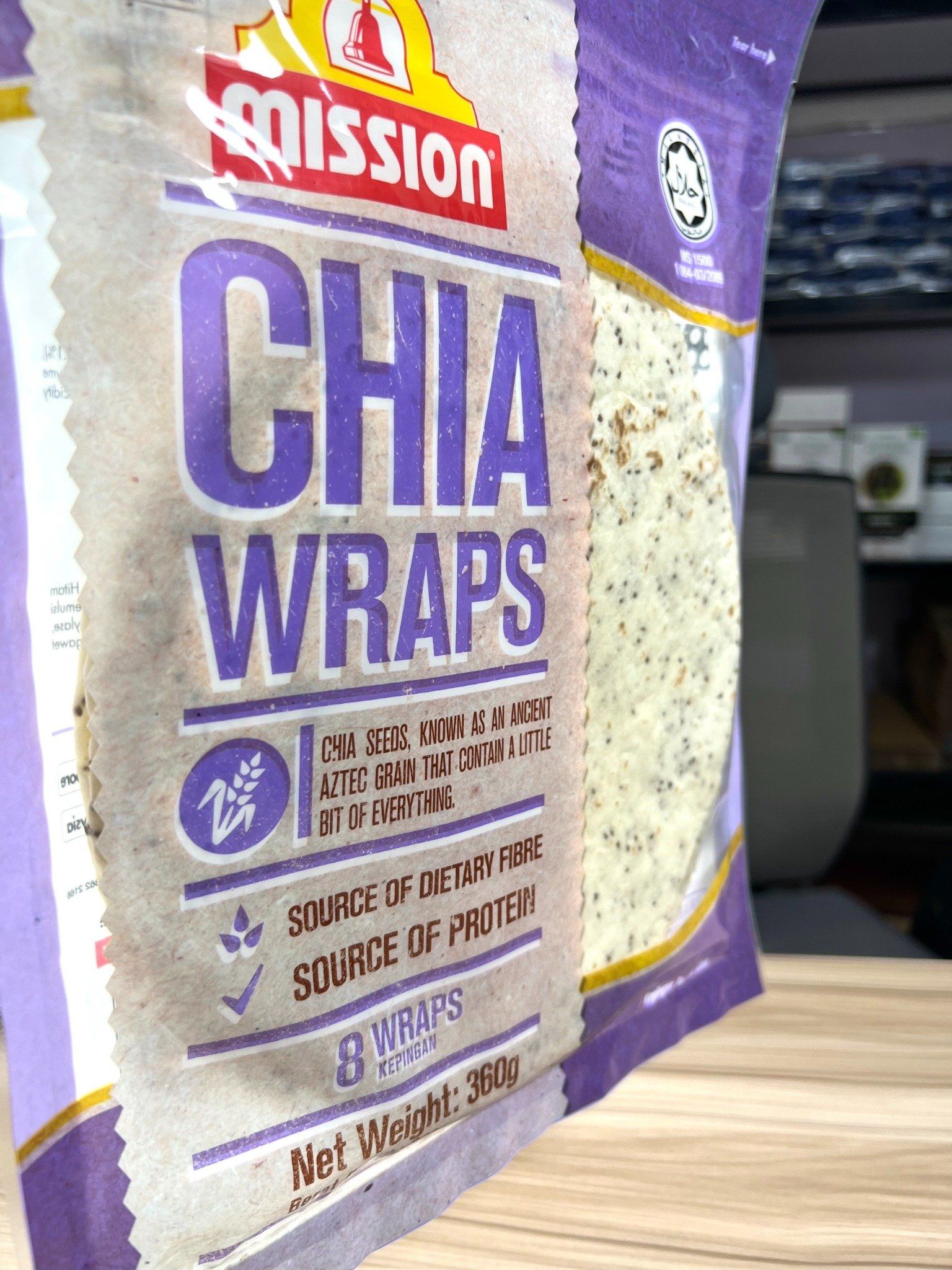 banh roti an do vi hat chia misson chia wraps 8 pics 360gr