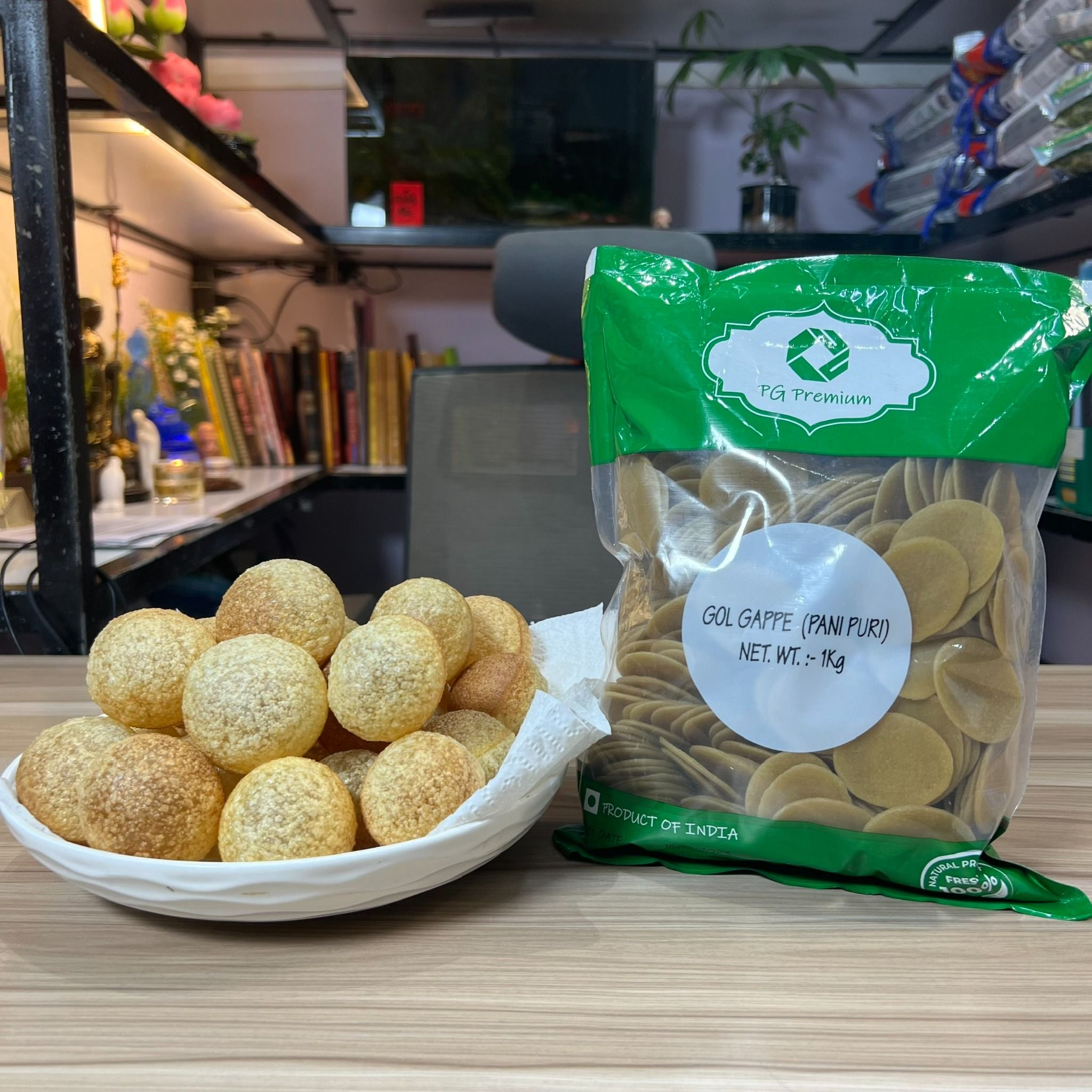 banh phong chien an do pg pani puri golgappa phuchka 1 kg