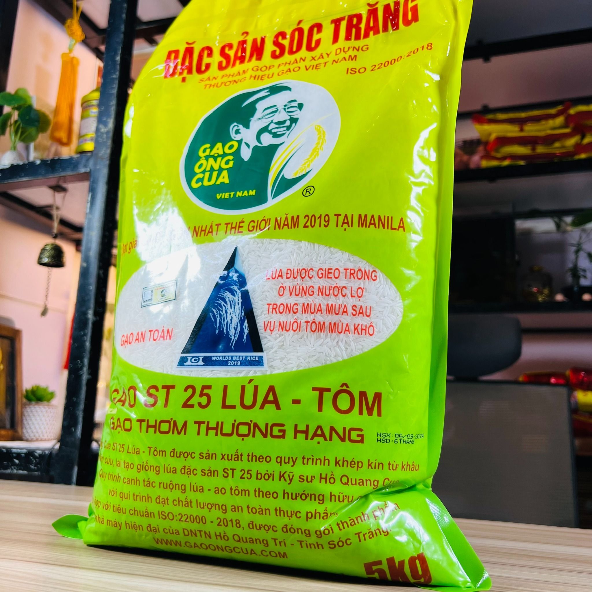 gao st25 loai lua tom soc trang hieu ong cua that 100 ngon nhat the gioi 2019 2023 5 kg