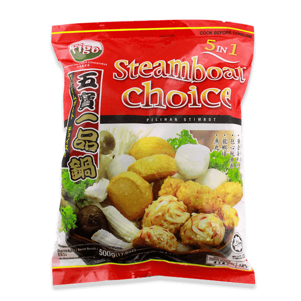 Combo Viên Thả Lẩu 5 Trong 1 gói 500g