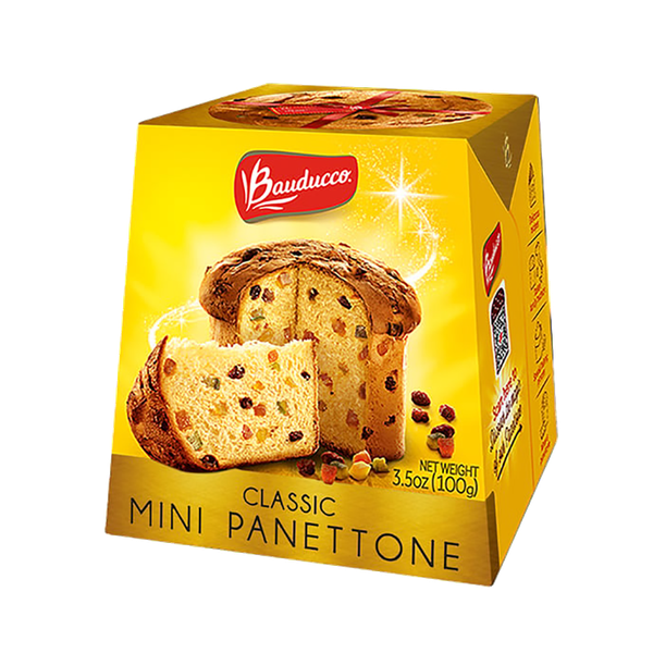 Bánh bông lan Panettone classic trái cây Bauducco 100g