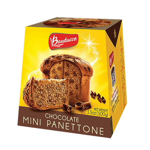 Bánh bông lan Panettone sô cô la Bauducco 100g