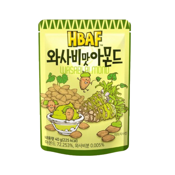 Hạt hạnh nhân tẩm wasabi HBAF 40g