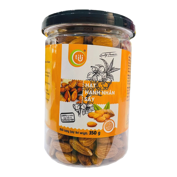 Hạt hạnh nhân tách vỏ sấy TILI 350gr