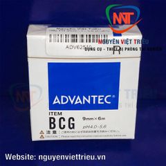 Giấy pH BCG 4.0 - 5.6 Advantec (dạng cuộn)