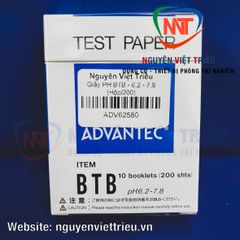 Giấy pH BTB 6.2-7.8 Advantec