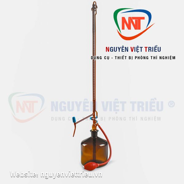 Buret tự động nâu Isolab (Amber automatic burette) Dụng cụ thí nghiệm