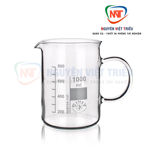 Cốc thủy tinh có quai chia vạch (Nhiều dung tích)