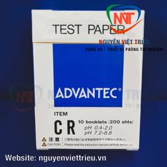 Giấy pH CR 0.4-2.0 và 7.2-8.8 Advantec
