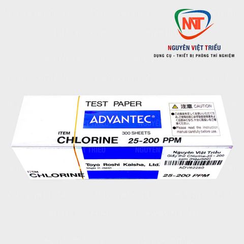 Giấy thử Chlorine Advantec 25-200 ppm