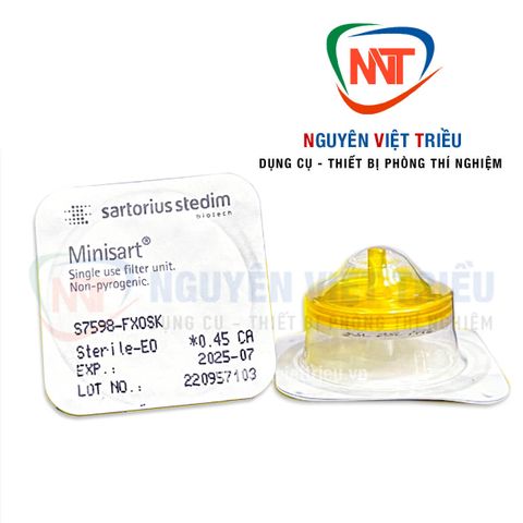 Màng lọc Syringe 0.45μm tiệt trùng