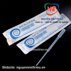 Pipet pasteur nhựa tiệt trùng 3ml Biologix - Ống nhỏ giọt