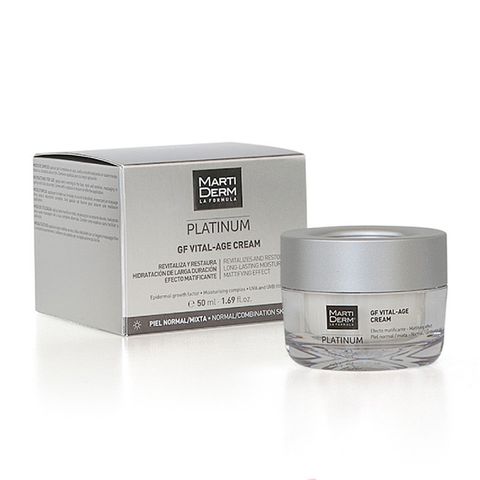 Kem Dưỡng Ẩm Da Mặt Ban Ngày MartiDerm Platinum GF Vital Age Cream Normal/Mixed Skin