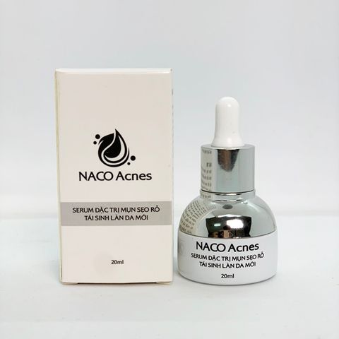 Serum Đặc Trị Mụn Sẹo Rỗ Tái Tạo Da Mới Naco Acnes