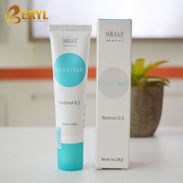  Kem Chống Lão Hóa, Ngừa Mụn Obagi 360 Retinol 0.5% Cream 28g 