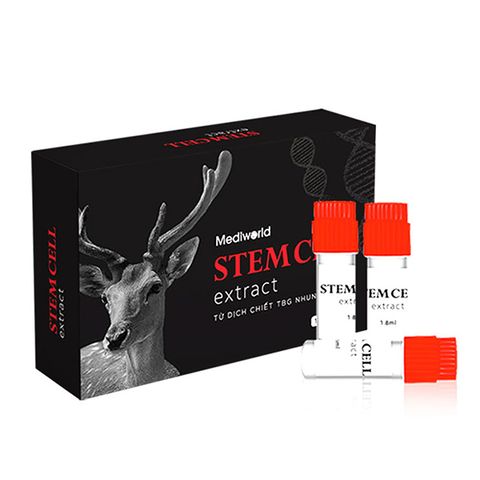 Set Dịch Chiết Tế Bào Gốc Nhung Hươu Mediworld Stemcell Extract 5 Ống 1,8ml