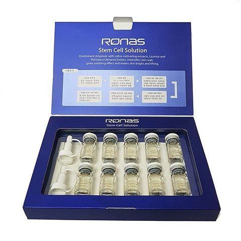 Set Tế Bào Gốc Tái Tạo Da Ronas Stem Cell Solution 5ml