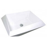 C02077 Semi Recessed Basin : Glacier (Hyg.)