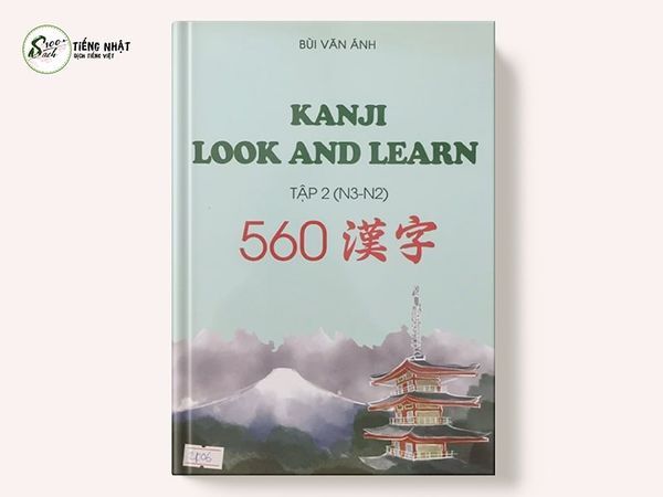 Kanji Look and Learn N3, N2 - 560 Kanji (Tập 2)