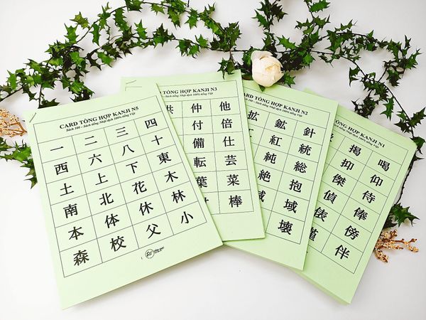 Card 2154 Kanji từ N5 đến N1