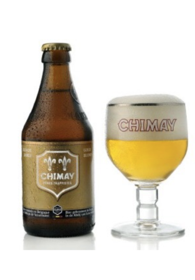 Bia Chimay vàng 4,8% Bỉ – chai 330ml