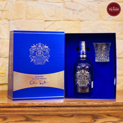  Chivas 18 Years Blue Signature Hộp Quà 