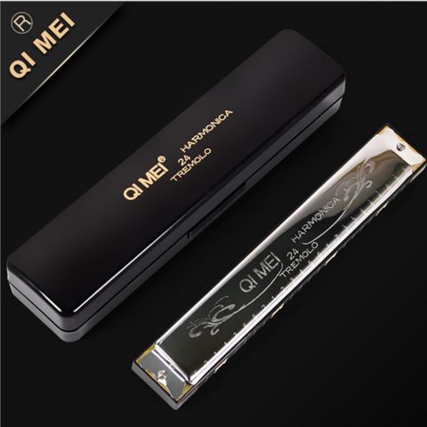 Kèn Harmonica Qi Mei 24 Lỗ Chính Hãng