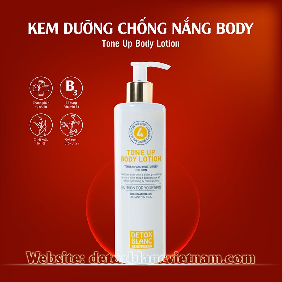 Kem Dưỡng Thể Trắng Da Chống Nắng Ban Ngày