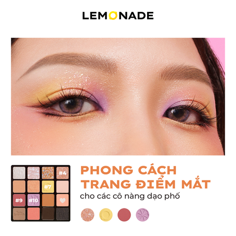  BẢNG PHẤN MẮT LEMONADE AESTHETIC EYESHADOW PALETTE VERSION 2 