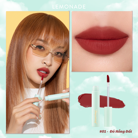  SON KEM LÌ NHẸ MÔI LEMONADE SOARING LIPCREAM 