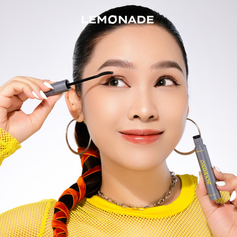  COMBO LEMONADE CHUỐT MI TƠI DÀI LÂU TRÔI SOARING MASCARA & KẸP MI CONG LÂU LEMONADE CURLER 